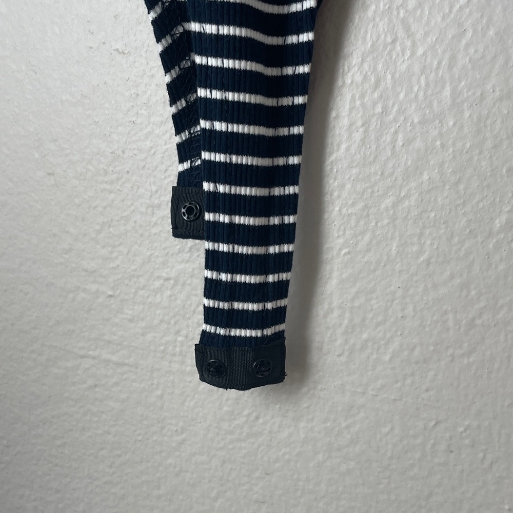 COMMENSE Striped Bodysuit - Picture 5 of 8